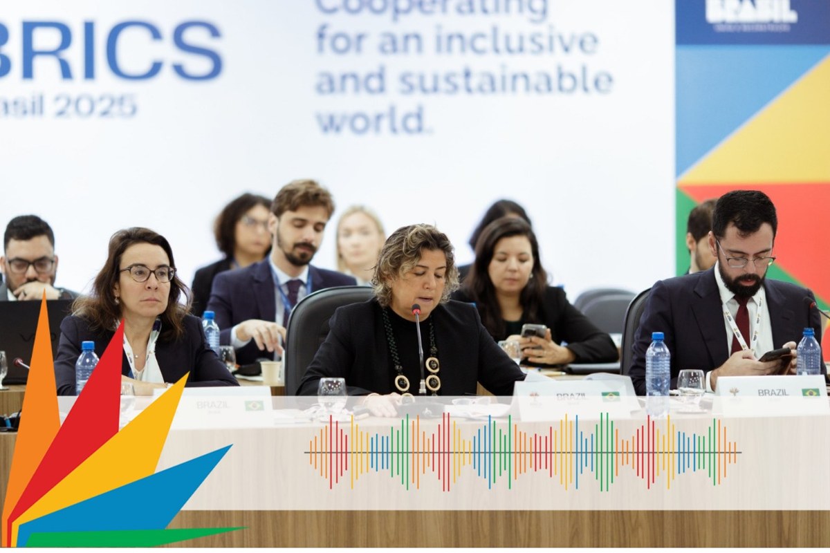 Ambassadors Tatiana Rosito, (Ministry of Finance), and Liliam Chagas, (Ministry of Foreign Affairs), led the BRICS High-Level Meeting on Climate Change and Sustainable Development. Five documents were agreed upon the meeting. | Credit: Isabela Castilho / BRICS Brasil / COP30