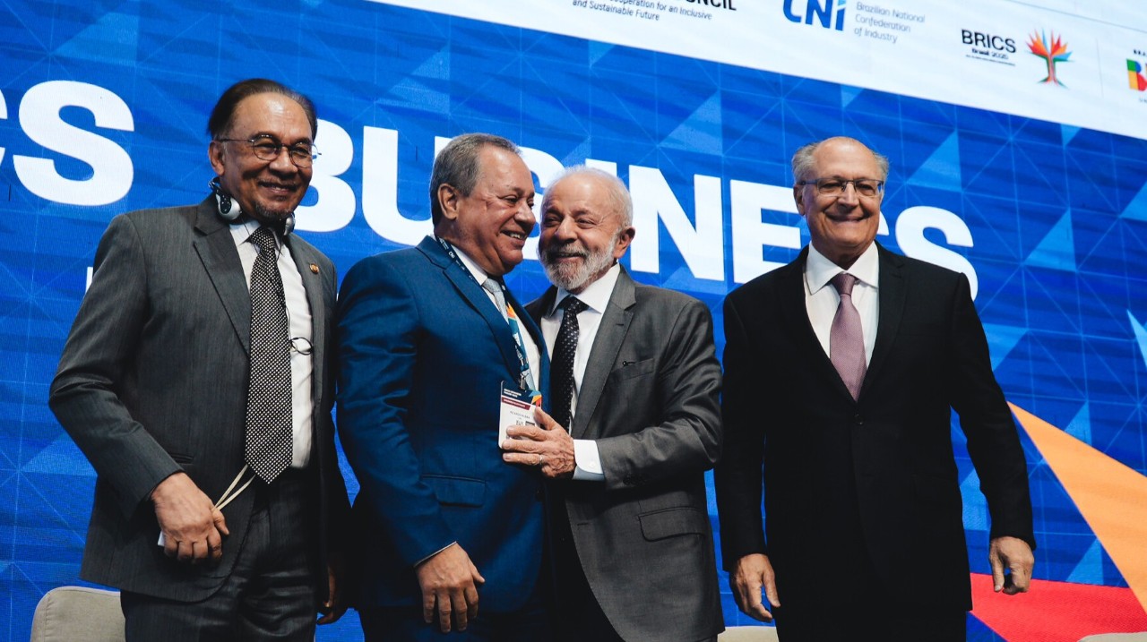 Geraldo Alckmin, Vice President and Minister for the Development, Industry, Trade and Services, also participated in the opening session — Photo: Michelle Fioravanti / CNI