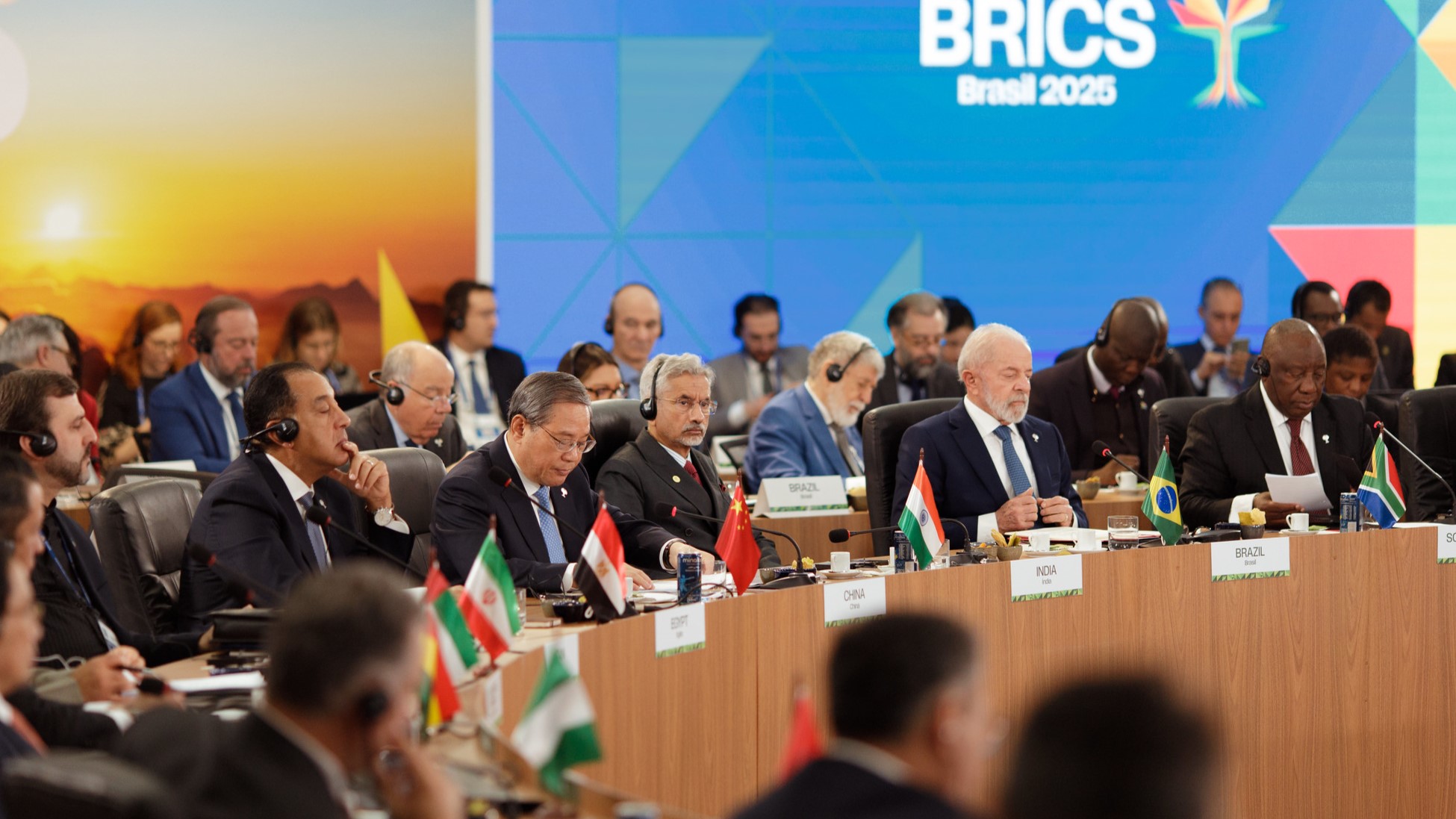 On the final day of the Summit, leaders sign the Partnership for the Elimination of Socially Determined Diseases — Photo: Isabela Castilho / BRICS Brasil