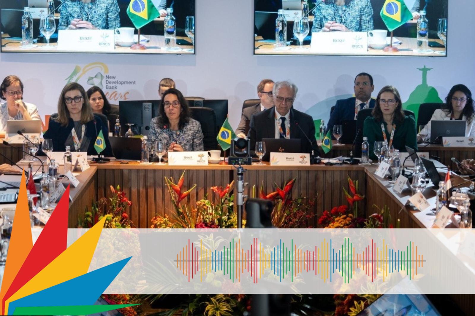 Tatiana Rosito, secretária de Assuntos Internacionais do Ministério da Fazenda, liderou a Reunião Técnica de Finanças, no Rio de Janeiro — Foto: Rafael Medelima/BRICS Brasil