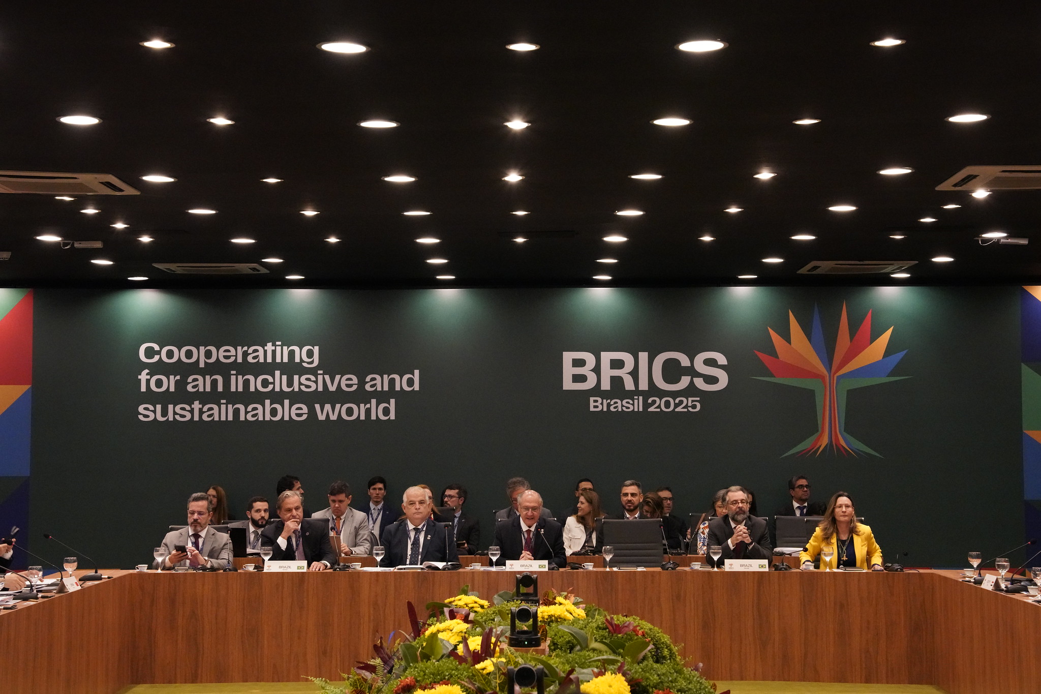 Vice-presidente e ministro, Geraldo Alckmin, destaca liderança do BRICS em indústria sustentável e tecnologia, com foco em PMEs | Foto: Cadu Gomes/VPR