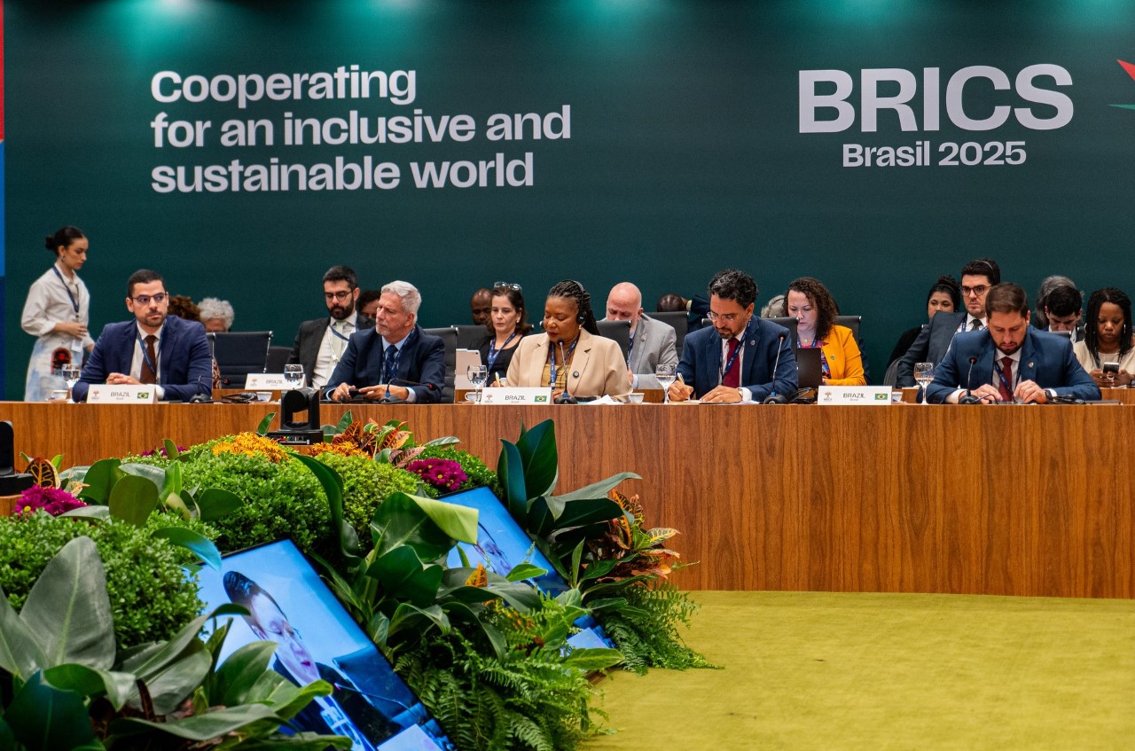 Ministra da Cultura do Brasil, Margareth Menezes, disse acreditar que as ideias e compromissos firmados fortalecerão o BRICS na promoção do desenvolvimento sustentável, inclusão social e cooperação | Foto: Rafael Medelima