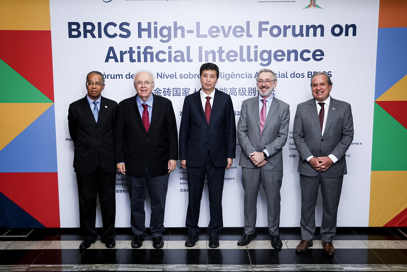 Fórum de Alto Nível sobre Inteligência Artificial dos BRICS é promovido conjuntamente pelos governos brasileiro e chinês. Foto: Júlio César Silva / MDIC