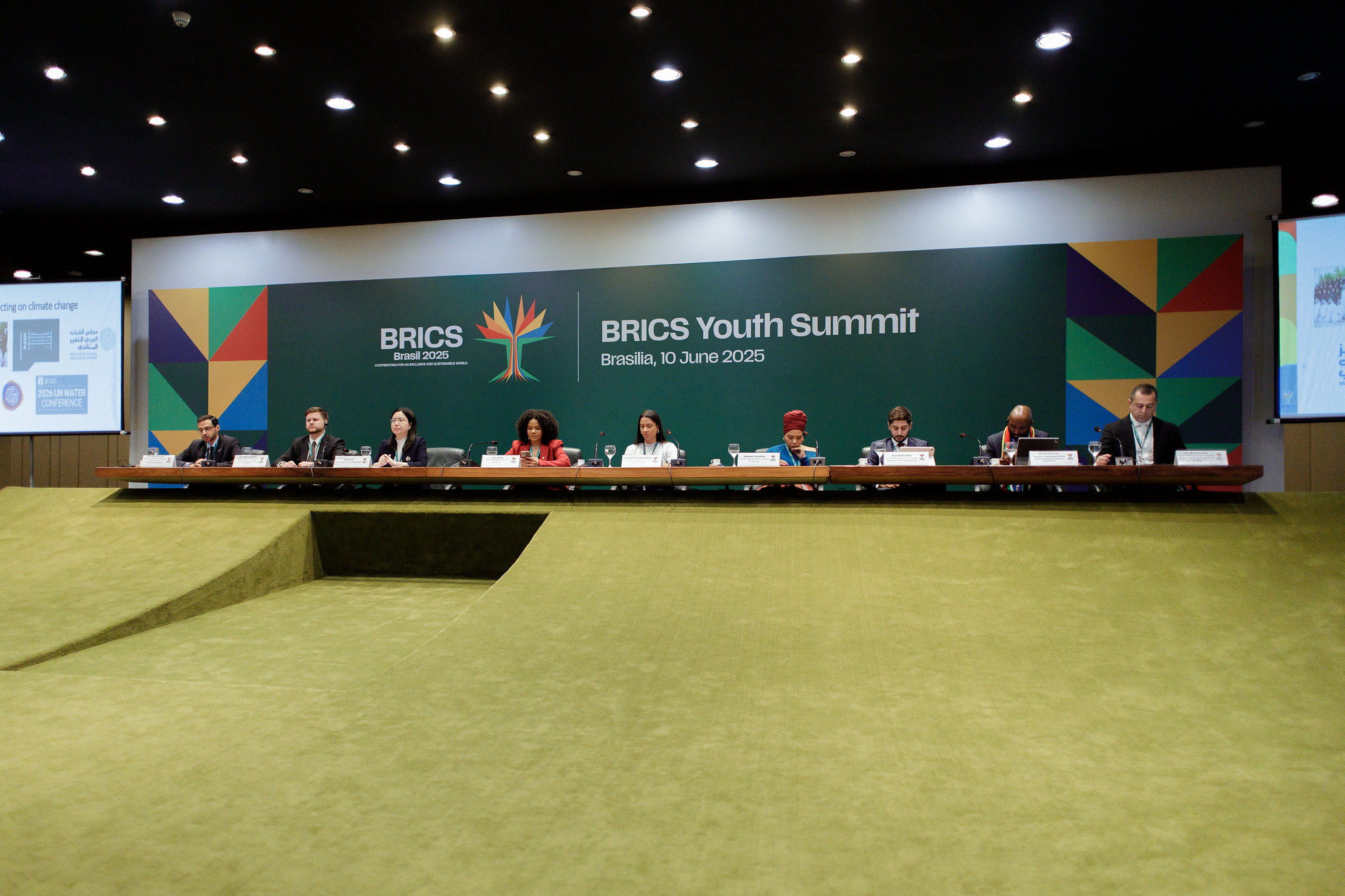 Juventude do BRICS finaliza o relatório final da Cúpula. Foto: Isabela Castilho/BRICS Brasil