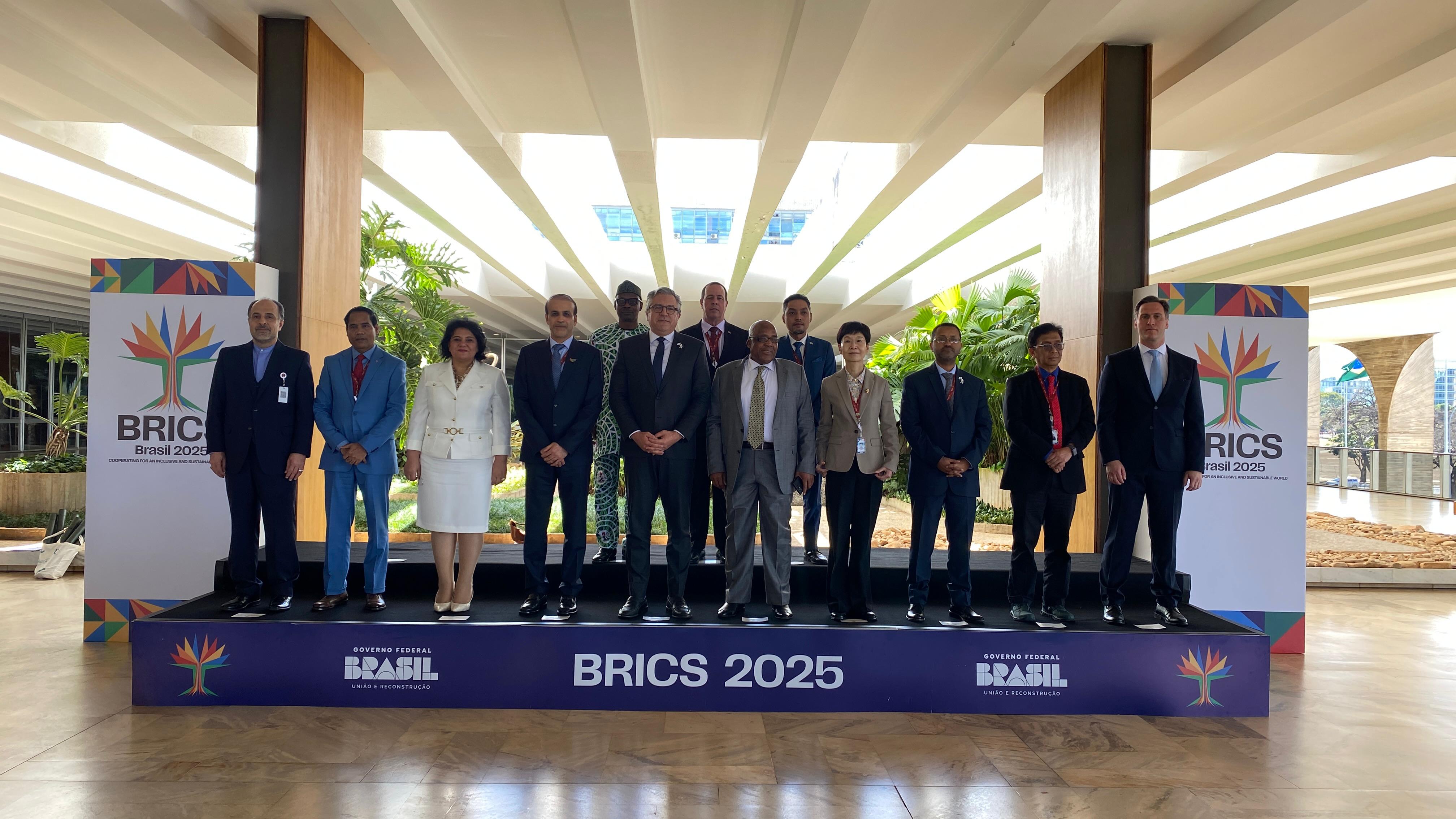 Representantes dos onze países-membros do BRICS debateram prioridades para a Saúde, durante reunião de Ministros da Saúde no Itamaraty, nesta terça-feira, 17/6 - Foto: Marina Pontes / BRICS Brasil