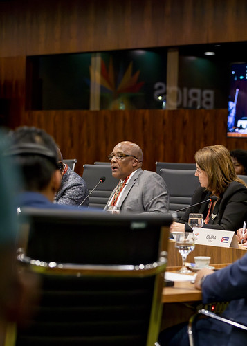O ministro da Saúde da África do Sul, Aaron Motsoaledi, fez chamado para a eliminação da tuberculose - Foto: João Risi / Ministério da Saúde